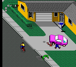Paperboy 2 (USA) In game screenshot